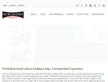 Tablet Screenshot of noseeumlodge.com